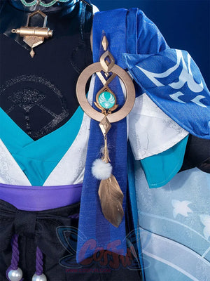 Genshin Impact Scaramouche Wanderer Cosplay Costume - angle 8