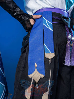 Genshin Impact Scaramouche Wanderer Cosplay Costume - angle 14