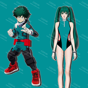 【CONFIRMATION】$3 Deposit = $10 Coupon Midoriya Izuku Deku Cosplay Derivative Swimsuit