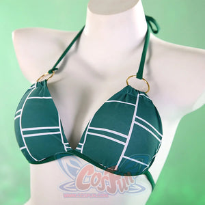 【PRE-SALE】Anime Cosplay Jolyne Cujoh 3-Piece Bikini Sheer Skirt Set FAN0035