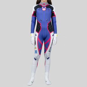 【Kid Cosplay】D.Va Hana Song Cosplay Costume CLT3611_Kid Costumes