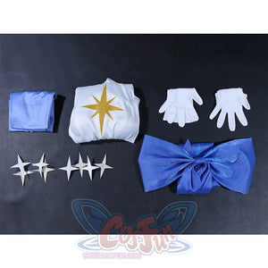Knights of Guinevere Ballet Dress Cosplay Costume, includes dress, bow, armbands, gloves, pantyhose.