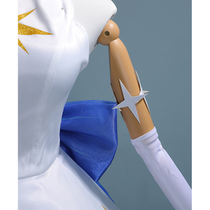Knights of Guinevere Ballet Dress Cosplay Costume, white star armbands.