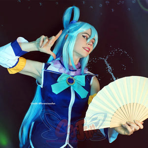 KonoSuba God’s Blessing on this Wonderful World Aqua Cosplay Costume CLT5878 Costumes