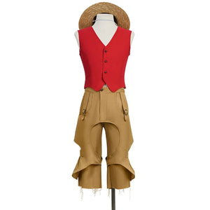 Luffy Live Action S2 Cosplay Costume view 1