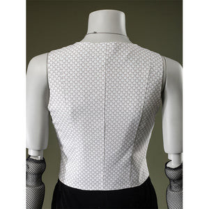 Close-up of Maestro cosplay costume