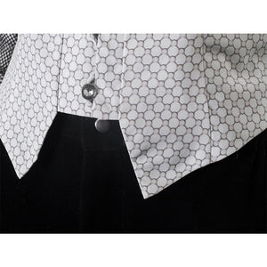 Close-up of Maestro cosplay costume