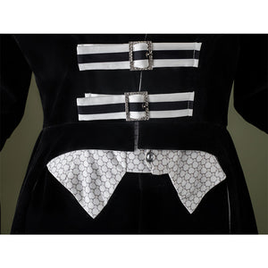 Close-up of Maestro cosplay costume