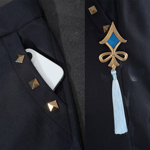 Genshin Impact Neuvillette Cosplay Costume Melusent Gift N09854