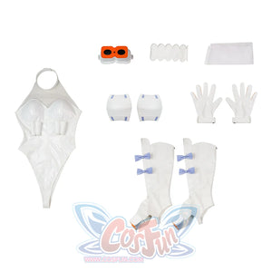 New Panty & Stocking with Garterbelt Gunsmith Cosplay, includes accessory goggles, bodysuit, elbow pads, gloves, leg rings, pantyhose, shoe covers are sold separately.