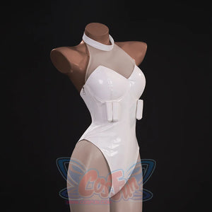 New Panty & Stocking with Garterbelt Gunsmith Cosplay Costume, there is a zipper on the right side.