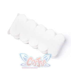 New Panty & Stocking with Garterbelt Gunsmith Cosplay, white petal-trim leg ring.