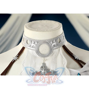 Nu: Carnival Edmond Cosplay Costume, high-neck collar with metallic decorative elements and a pendant.