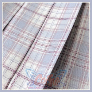 Japanese Style Soft Girl Plaid Pleated Skirt S20384 - cosfun