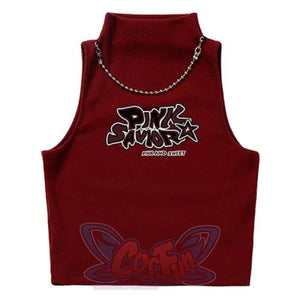 Khaki Striped Velvet Patchwork Slim Skirt Pants Sweater Suit S22429 Vest / S