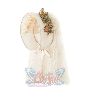Rococo Duchess Summer Elegant Bunny Ear Dome Hat - cosfun