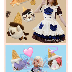 Lovely and Cute Lolita Cat Doll Brooch