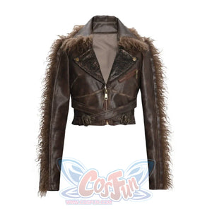 Old Style Biker Short Leather Jacket S