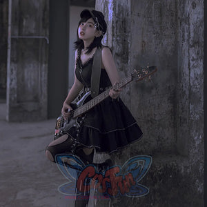 Punk Style Autumn and Winter Cool Lolita Dress S22178