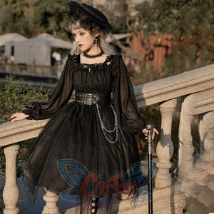 Original Genuine Lolita Dress Irregular Long Sleeves Summer Dress S20253 Dress