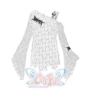 Knit Raglan Punk Stretch Top - cosfun