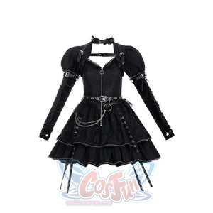 Punk Style Autumn and Winter Cool Lolita Dress S22178