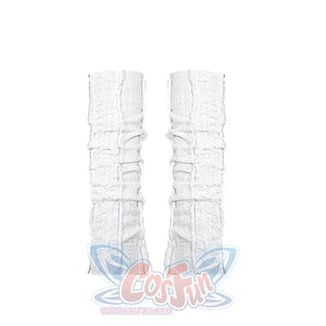 Ruffled Knit Raglan Punk Sleeve Covers - cosfun