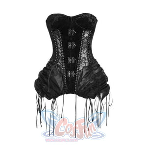 Gothic Dark Strap Corset Set S22982 Corset / S
