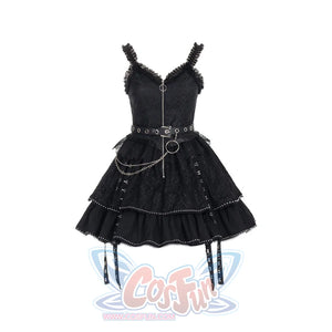 Punk Style Autumn and Winter Cool Lolita Dress S22178 Dress / S