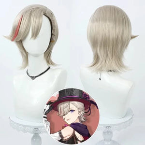 Genshin Impact Lyney Cosplay Wig C08361 Wigs