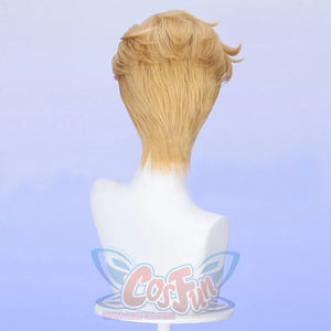 The back view of the Peter Quill cosplay wig shows a well-arranged and uniform length