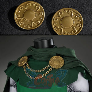 【READY TO SHIP】Fantastic Four Doctor Victor von Doom Cosplay Costume N09497 Costumes