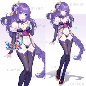 【POLL】Deposit COSFUN Gesnhin Impact Raiden Shogun Derivative Cosplay Costume Sexy Outfit $1 Costumes