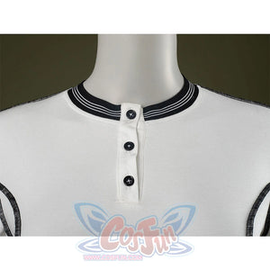 T-shirt detail: Eleven Cosplay Costume T-shirt front close-up.