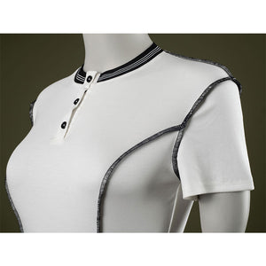 T-shirt side detail: Eleven Cosplay Costume T-shirt side close-up.