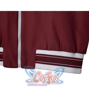 Stranger Things Will Byers Cosplay Costume jacket, red and white ribbed hem