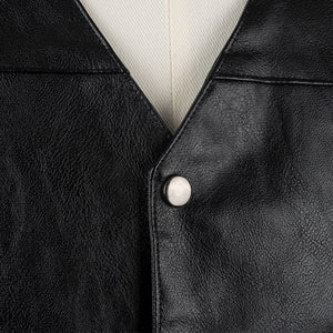 Daryl Dixon cosplay vest pleather texture detail