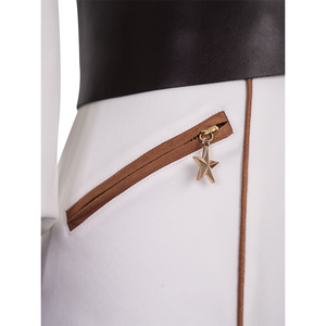 The Boys Vought Rising Private Angel Cosplay Costume, the zipper pull is a gold star.