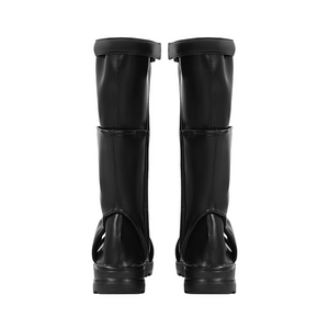 The Fantastic Four First Steps Fantastic Four Cosplay boots Mr.Fantastic Human Torch The Thing, the upper and shaft of the boots are made of smooth PU leather material and it has low heels.