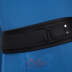 The Fantastic Four: First Steps Invisible Woman Susan Storm Cosplay fittings, black matte belt with hardware accessories.