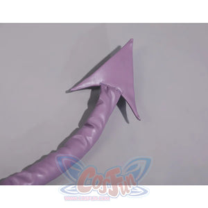 Mollymauk cosplay costume tail accessory with pointed tip close-up detail