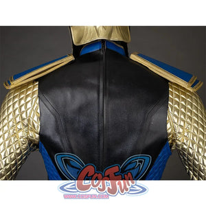 Thor: Love and Thunder Cosplay costume's back line is very smooth without too much redundant decoration, zipper at the back for easy on and off.