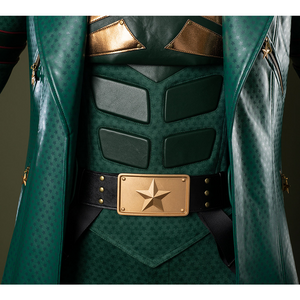 Soldier Boy Benjamin Cosplay Costume Abdomen Part, featuring a square decoration on the abdomen.