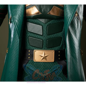 Soldier Boy Benjamin Cosplay Costume Abdomen Part, featuring a square decoration on the abdomen.