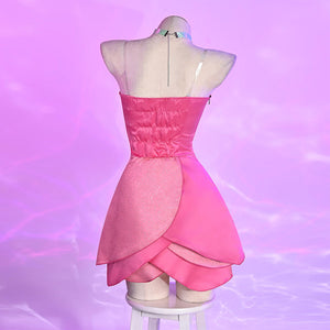 WinX Club Flora cosplay costume, back side
