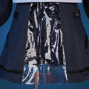 Wuthering Waves Chisaki Cosplay Costume, the jacket has a transparent layer on the back.