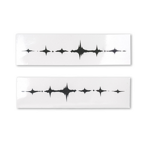 Wuthering Waves Chisaki Cosplay Costume, black rhombus-shaped temporary tattoo.