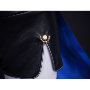 Wuthering Waves Gabrielle Cosplay Costume, the shorts feature a split design, with metal embellishments securing the split.