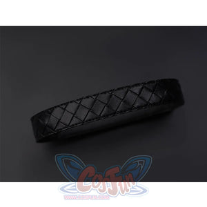 Wuthering Waves Gabrielle Cosplay Costume, the armlet features a woven checkered pattern.