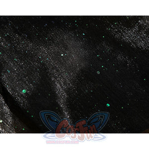 Wuthering Waves Yuno Cosplay Costume, black sequined fabric.